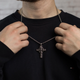 Жетон на шею крестик Celtic Cross Royal Bracelets нержавеющая сталь One Size 60см (opt-M-T-5233) - изображение 4