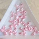 Шарм для декора ногтей Бантики с ленточками Pearl Pink (10 штук) - изображение 2