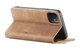 Чохол-книжка CaseMe з нубуку для iPhone 12 mini Світло-коричневий - зображення 2