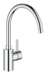 Змішувач для кухні Grohe Eurosmart Cosmopolitan (матеріал латунь) (колір хром) (32843002) - изображение 1
