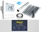 Теплый пол с регулятором 4HEAT AlumKit WiFI 4.5 м² алюминиевый мат под ламинат (4HT AKWF.45) - изображение 1