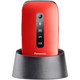 Мобильный телефон PANASONIC раскладушка 2.8" 1.2МП 1400мАч Red (KX-TU550EXR) - изображение 4