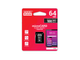 Карта пам'яті GOODRAM 64 GB microSDXC class 10 UHS-I + SD Adapter (M1AA-0640R12) - изображение 5