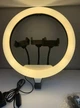 Лампа кольцевая для фото и видео Ring Fill Light QX-360 36 см LED с тремя держателями для смартфона черная - изображение 5