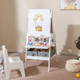 Детский мольберт KidsBunkBed 54х46х101.5 см цвет серый - изображение 3