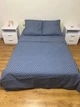 Комплект постельного белья Soft двуспальный 180х220 см Карат серо-синий - изображение 1