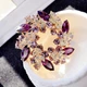 Позолоченная брошь Brooch Flower сертификат - изображение 3