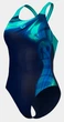 Купальник жіночий суцільний Arena Dreamhline Swimsuit V Back (UV 50+) 36 Синій,бірюзовий (008328-780-36) - зображення 3