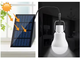 Автономна LED-лампа-світильник із акумулятором, сонячною панеллю та USB-кабелем - зображення 3