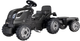Traktor na pedały Smoby Farmer XL z przyczepą Czarny 710131 (3032167101310) - obraz 1