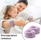 Косметические напульсники на руки для макияжа / спорта WristBand набор нарукавники / манжеты / браслеты на запястья для умывания и ухода за лицом, фиолетовый (105204614) - изображение 2