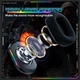 Дротові ігрові навушники з мікрофоном ONIKUMA X12 Noise Cancelling Headphone Wired Game |геймерська гарнітура, USB+3.5мм, підсвічування, 40мм динаміки, шумоподавлення, для ПК та консолей| Чорний - зображення 8