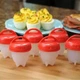 Форми для варіння яєць без шкаралупи Egg Boiler, 6 штук із лотком/ Силіконова яєчнарка Eggies - зображення 8