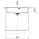 Мийка кухонна Franke Maris MRG 610-72 TL сірий камінь (114.0720.005) - зображення 3