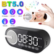 Бездротова Bluetooth RGB колонка G-30 з будильником FM TF на акумуляторі - зображення 2