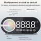 Бездротова Bluetooth RGB колонка G-30 з будильником FM TF на акумуляторі - зображення 3