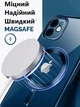 Чохол силіконовий протиударний з магнітом та захистом камери Metal Color Case with MagSafe для Apple iPhone 12 Full Camera Protective blue - зображення 3
