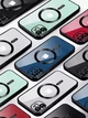 Чохол силіконовий протиударний з магнітом та захистом камери Metal Color Case with MagSafe для Apple iPhone 12 Full Camera Protective black - изображение 7