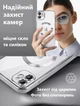 Чохол силіконовий протиударний з магнітом та захистом камери Metal Color Case with MagSafe для Apple iPhone 12 Full Camera Protective silver 5881 - зображення 2