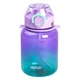 Бутылка для воды спортивная Yiwu Water bottle 700 мл бутылочка для спорта и школы с трубочкой Фиолетовый - изображение 4