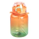 Пляшка для води спортивна Yiwu Water bottle 700 мл пляшечка для спорту і школи з трубочкою Помаранчевий - зображення 3