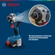 Аккумуляторный безщеточный ударный гайковерт Bosch GDR 18V-215+ (2x аккумуляторы GBA 18V 2.0Ah + 1х Профессиональное зарядное устройство для GAL 18V-20 + Кейс) (06019N2022) - изображение 6