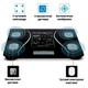 Напольные смарт весы с приложением для телефона до A-8003 Bluetooth 180 кг, Черные - изображение 5
