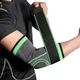 Универсальный спортивный налокотник Pressurized Support Ankle с фиксирующим ремнем, Черный - изображение 2