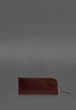 Карманная ключница из натуральной кожи для ключей с молнией, бордовая(BB_30004581) - изображение 1