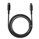 Кабель Baseus Tungsten Gold Fast Charging Data Cable Type-C to iP PD 20W 2m Black (CATLWJ-A01) - изображение 3