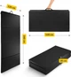 Мат гимнастический складной 4FIZJO XL 240 x 120 x 5 см Black (P-5907739319708) - изображение 9