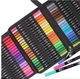 Набор двусторонних маркеров для скетчинга Black Dual Brush Pens на водной основе 60 шт в сумке (3_06267) - изображение 3