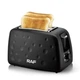 Тостер RAF R.502 на 2 отделения 930W Black (3_06331) - изображение 1