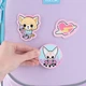 Набір бейджів Kite Aggretsuko на липучці 3 шт (AR25-3012) - зображення 4