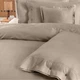 Двоспальний KING SIZE комплект Sarev Natural Beige Сатин Преміум (на замовлення) - изображение 2