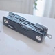 Карманный многофункциональный мультитул NexTool Multifunction Knife Black NE20096 Мини мультитул брелок с ножницами - изображение 3
