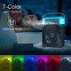 Вентилятор настольный- увлажнитель воздуха с цветной LED подстветкой RGB от USB Черный - изображение 2