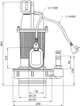 Насос дренажний Pumpman QDX1.5-32-0.75 кВт Hmax 33 м Qmax 7.2 м³ 750 Вт (CV032261) - зображення 4