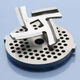 Ніж з решіткою для м'ясорубки Moulinex HV3, ME30, ME11, ME110130, ME306832, ME307832, ME308827, ME60515E дрібна 3мм нержавійка - зображення 8