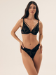 Majtki brazyliany damskie koronkowe Esotiq Bree 41708-61X XL Czarne (5903972518854) - obraz 4