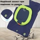 Чохол ARM Cover Apple iPad 7 (10.2") 2019 протиударний з кільцем підставкою Dark Blue/Green - зображення 5