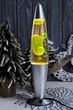 Лава лампа настільна без запаху з воском бульбашками Lava Lamp 42 см декоративний світильник нічник з підсвічуванням від мережі Жовтий - зображення 3