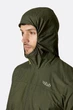 Ветровка мужская Rab Windgather Hoody, Army, M - изображение 4