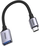 Переходник Ugreen US378 USB-C to USB 3.0 OTG Alu Case with Braid 10 см Black (UGR-70889) - изображение 1