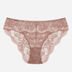 Majtki brazyliany damskie koronkowe Esotiq Kavi 42328-84X XL Beżowe (5903972386859) - obraz 6