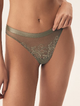 Majtki stringi damskie koronkowe Esotiq Lynn 42331-87X M Khaki (5903972387481) - obraz 1