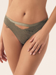 Majtki brazyliany damskie koronkowe Esotiq Lynn 42332-87X S Khaki (5903972387542) - obraz 1