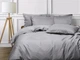 Постельное белье LUXURY LINENS Premium GREY 100% египетский хлопок 500ТС (38000305) - изображение 1