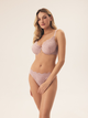 Majtki brazyliany damskie koronkowe Esotiq Sapphire 42371-39X 2XL Różowe (5903972397114) - obraz 4