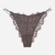 Majtki brazyliany damskie koronkowe Esotiq Sapphire 42373-90X L Szare (5903972397404) - obraz 7